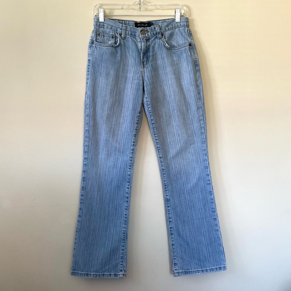 Calvin Klein Jeans Light Wash Low Rise Bootcut Jeans Size 4